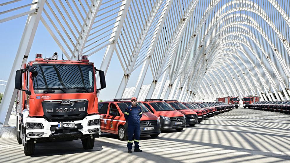 Πυροσβεστική: Έβαλε 164 νέα οχήματα στον στόλο της
